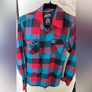 vans size small flannel